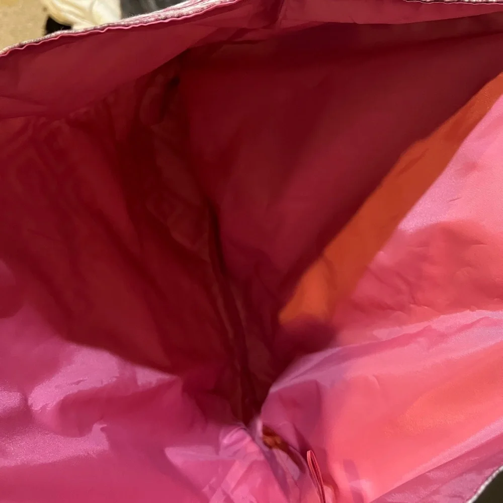 Estee Lauder Pink and Cream Patterned Tote - Picture 3 of 3